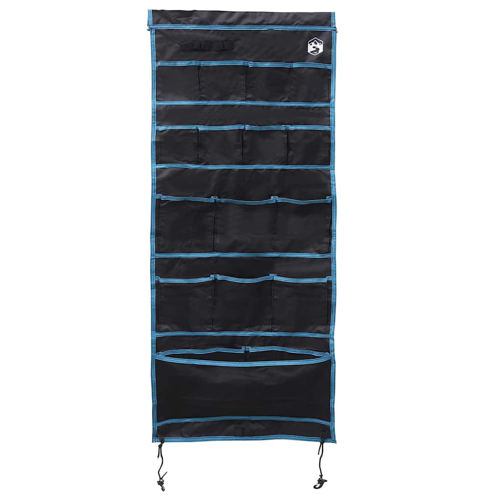 Opbevaringspose med opbevaring Sort og Blå 125 x 48 cm oxford