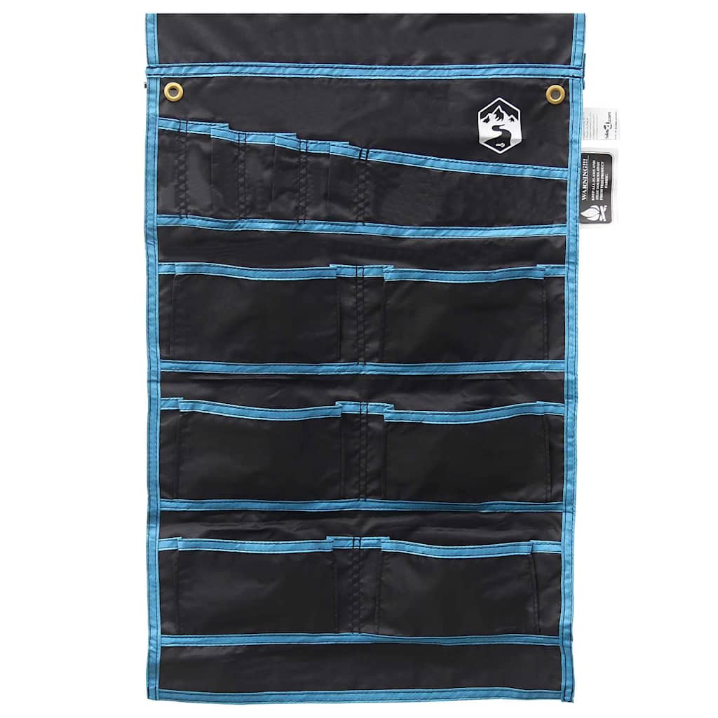 Opbevaringspose med opbevaring Sort og Blå 63,5 x 40 cm oxford