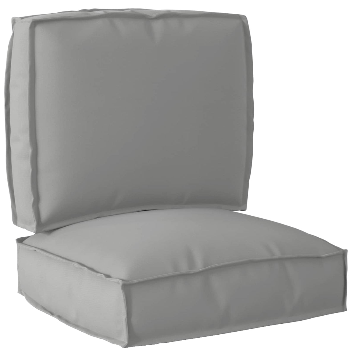 Palle Pudesæt Oxford stof Grå 50 x 50 x 12 cm