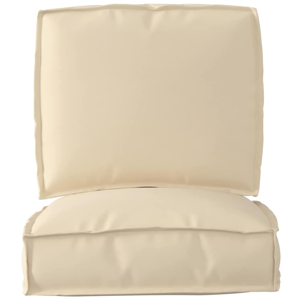 Palle Pudesæt Oxford stof Beige 50 x 50 x 12 cm
