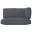 Palle Pudesæt Oxford stof Antracit 120 x 80 x 52 cm