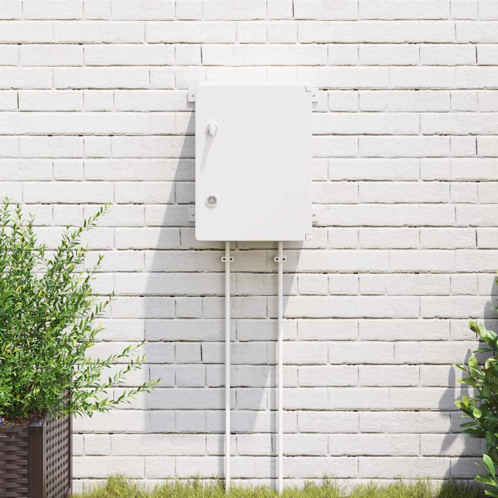 Kontrolskab Grå 37 x 19,5 x 40 cm ABS Plastik