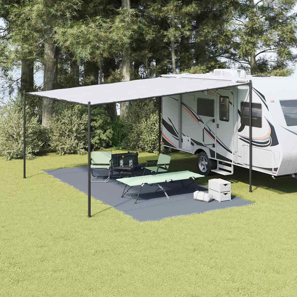 Telt tæppe Blå og grå 600 × 300 cm Polyethylen