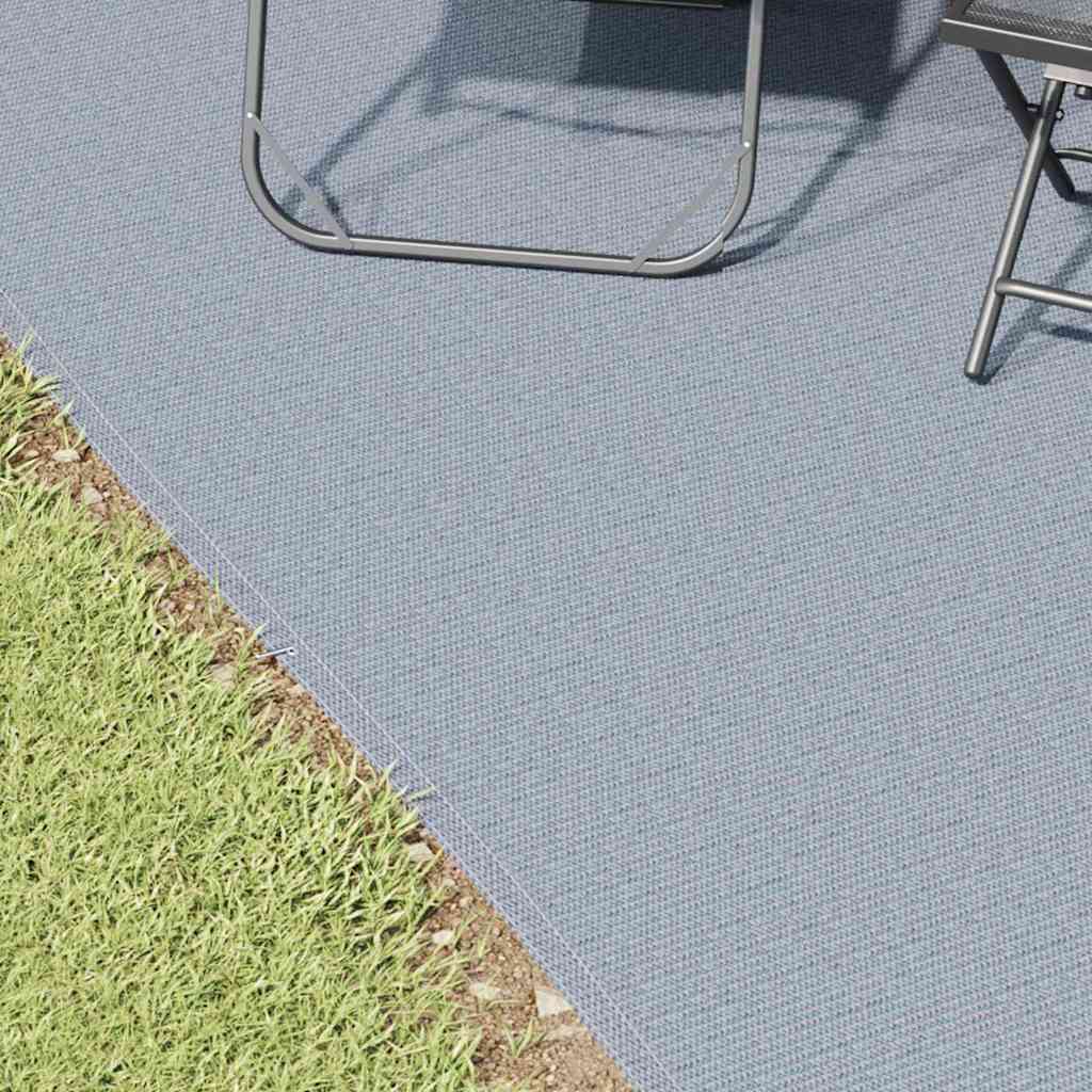 Telt tæppe Blå og grå 500 x 400 cm Polyethylen