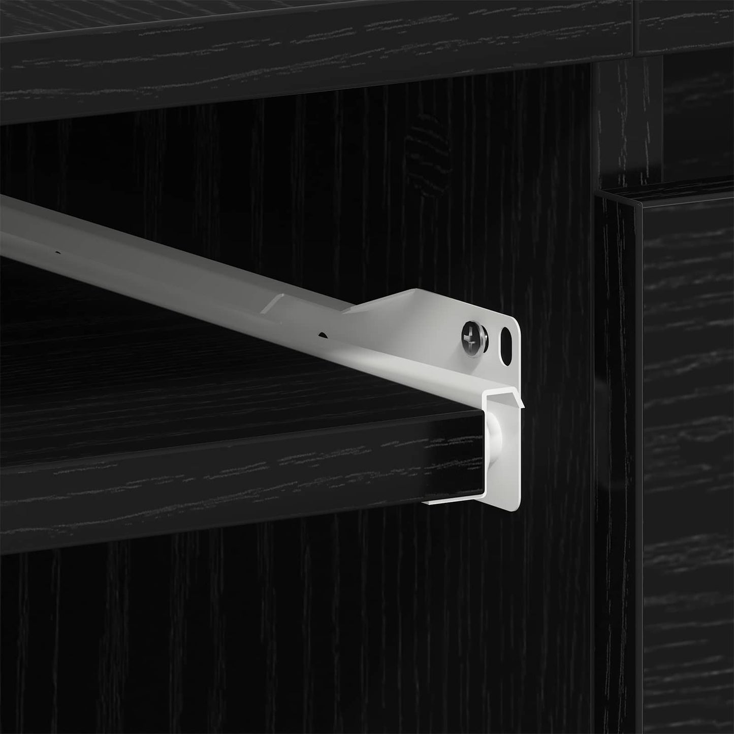 Bord Sort eg Konstrueret træ 140 x 50 x 76 cm