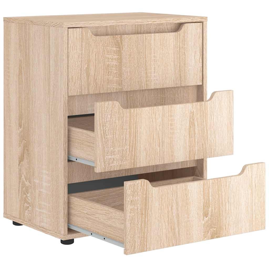 skænk VISNES 60x40x73 cm konstrueret træ sonoma-eg