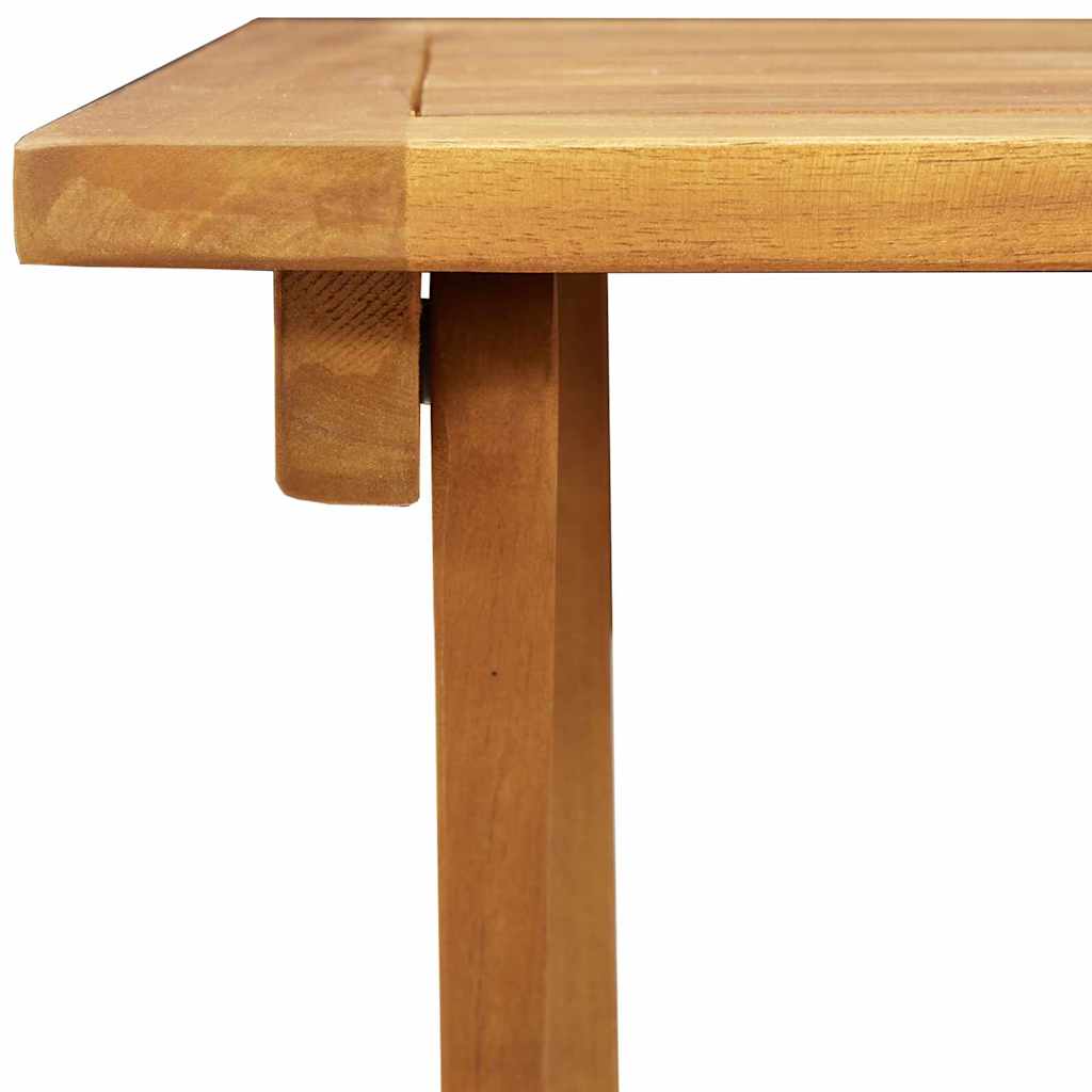 Havemøbel Bord Naturfarvet 60 x 60 x 72 cm Massivt Akacietræ