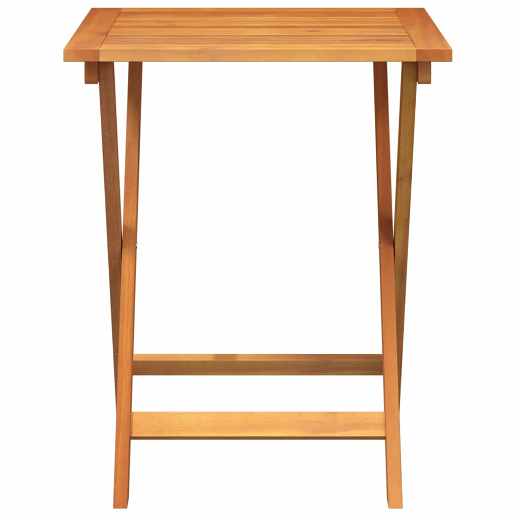 Havemøbel Bord Naturfarvet 60 x 60 x 72 cm Massivt Akacietræ