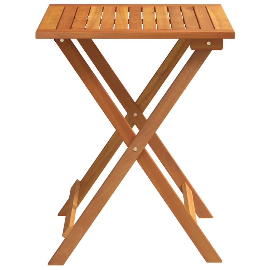 Havemøbel Bord Naturfarvet 60 x 60 x 72 cm Massivt Akacietræ
