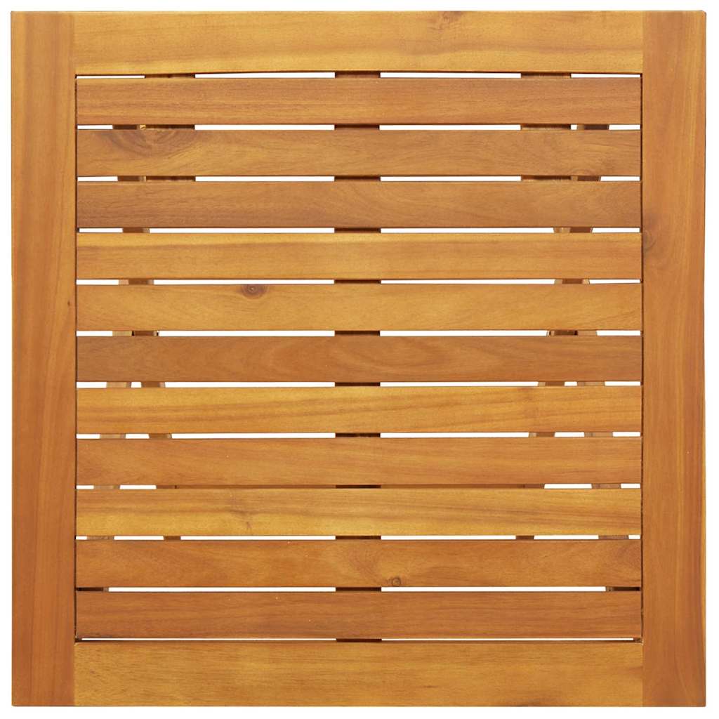 Havemøbel Bord Naturfarvet 60 x 60 x 72 cm Massivt Akacietræ
