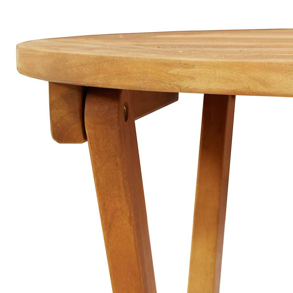 Havemøbel Bord Naturfarvet 60 x 60 x 72 cm Massivt Akacietræ