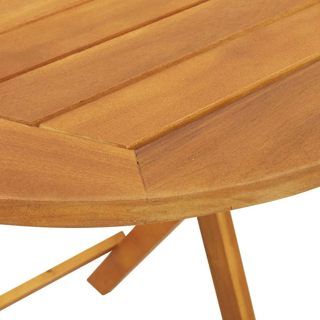 Havemøbel Bord Naturfarvet 60 x 60 x 72 cm Massivt Akacietræ