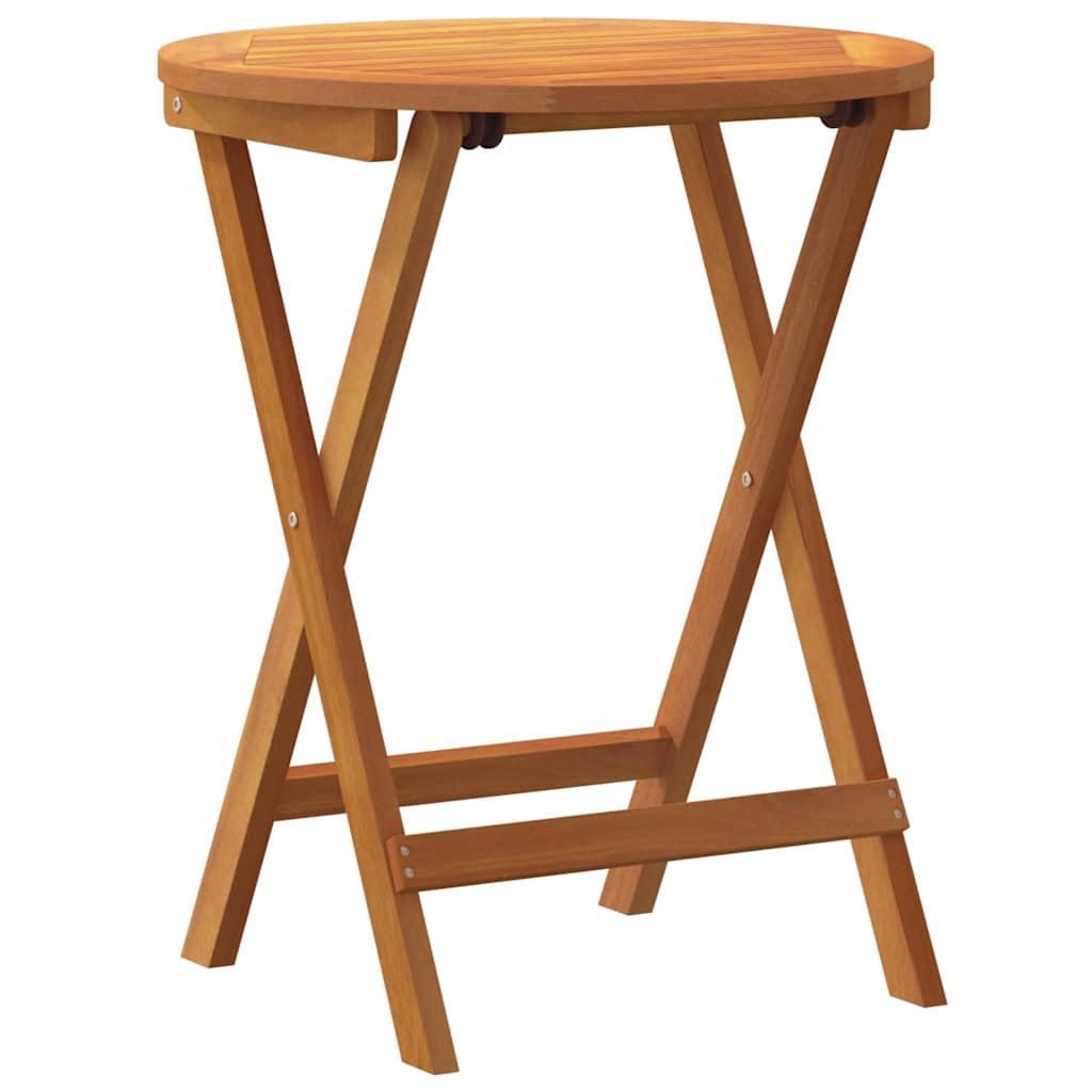 Havemøbel Bord Naturfarvet 60 x 60 x 72 cm Massivt Akacietræ