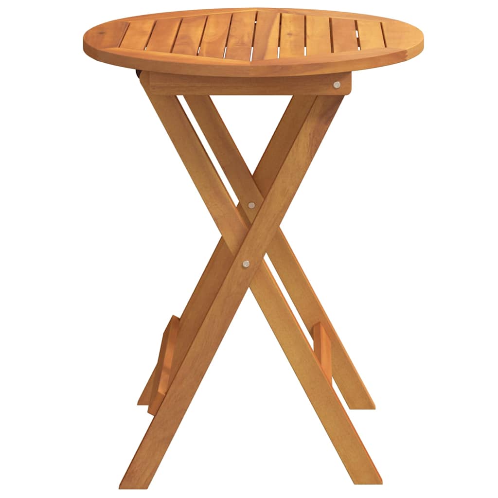 Havemøbel Bord Naturfarvet 60 x 60 x 72 cm Massivt Akacietræ