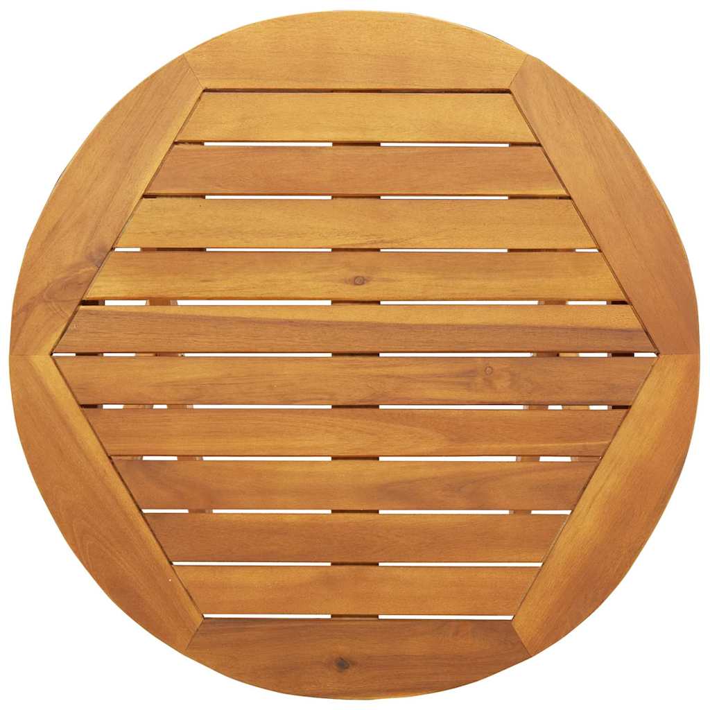 Havemøbel Bord Naturfarvet 60 x 60 x 72 cm Massivt Akacietræ