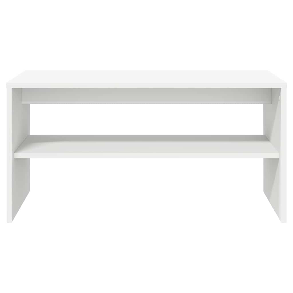 tv-bord 60x40x40 cm konstrueret træ hvid