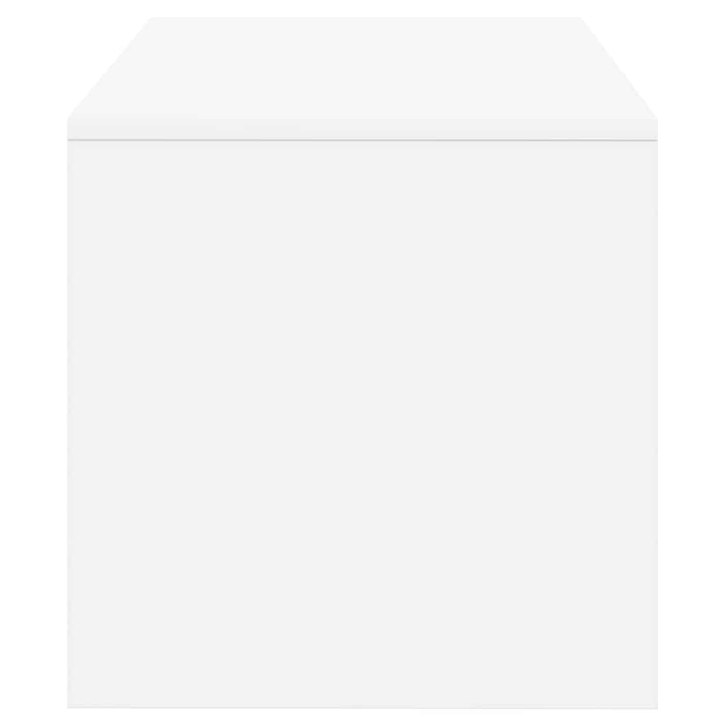 tv-bord 60x40x40 cm konstrueret træ hvid