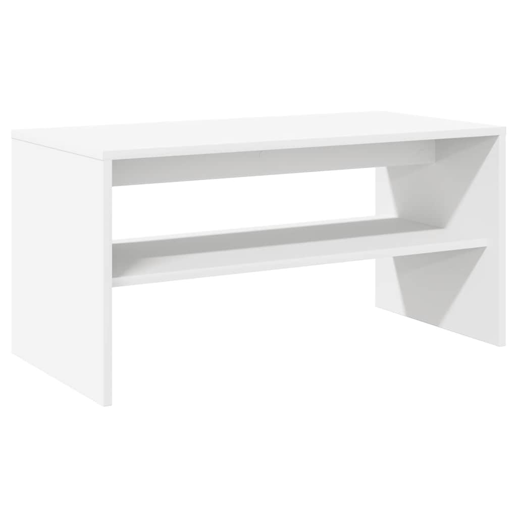 tv-bord 60x40x40 cm konstrueret træ hvid