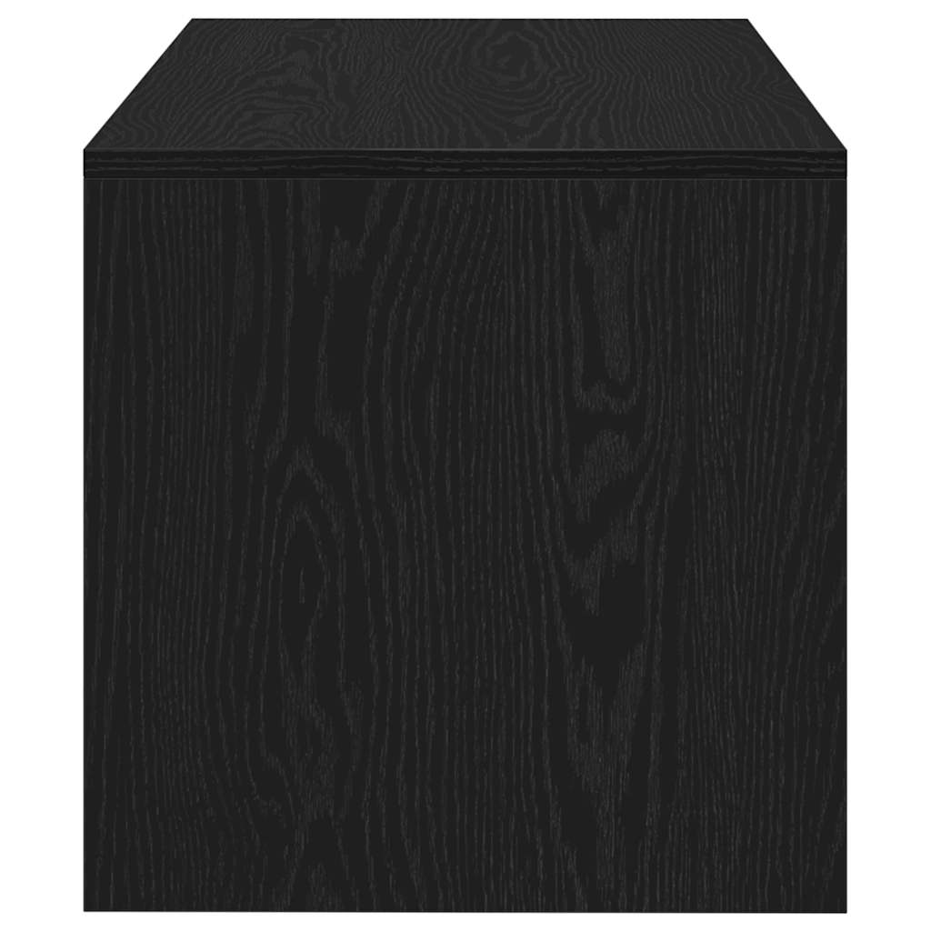 tv-bord 60x40x40 cm konstrueret træ sort egetræsfarve