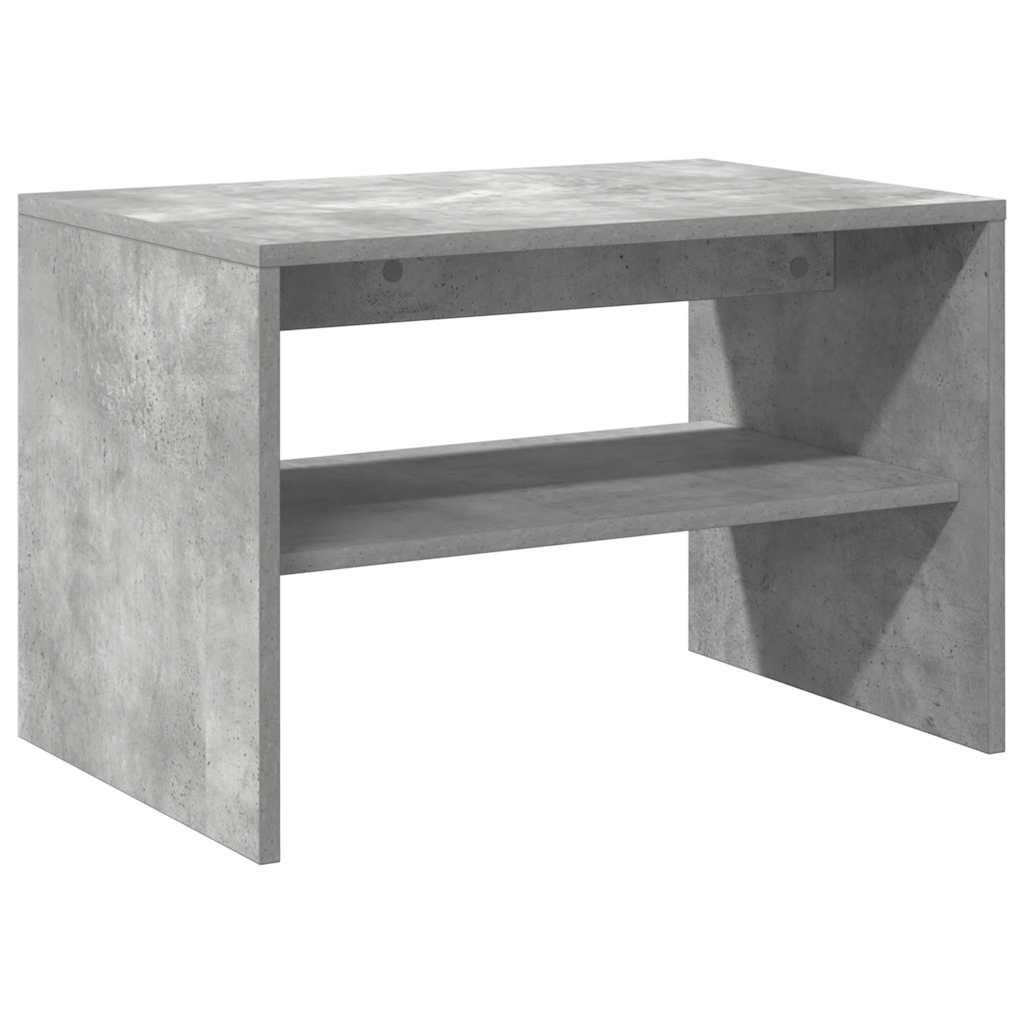 tv-bord 60x40x40 cm konstrueret træ betongrå