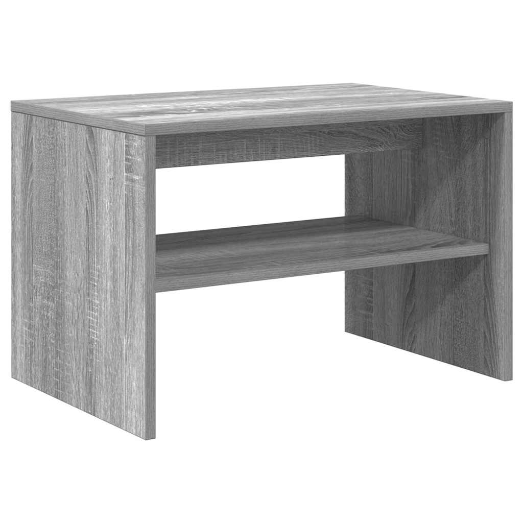 tv-bord 60x40x40 cm konstrueret træ grå sonoma-eg