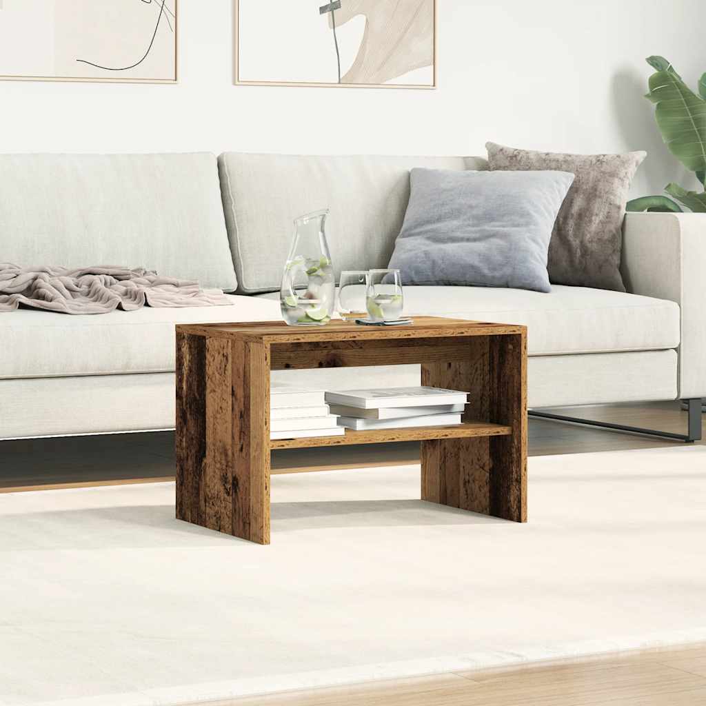 tv-bord 60x40x40 cm konstrueret træ antikt træ