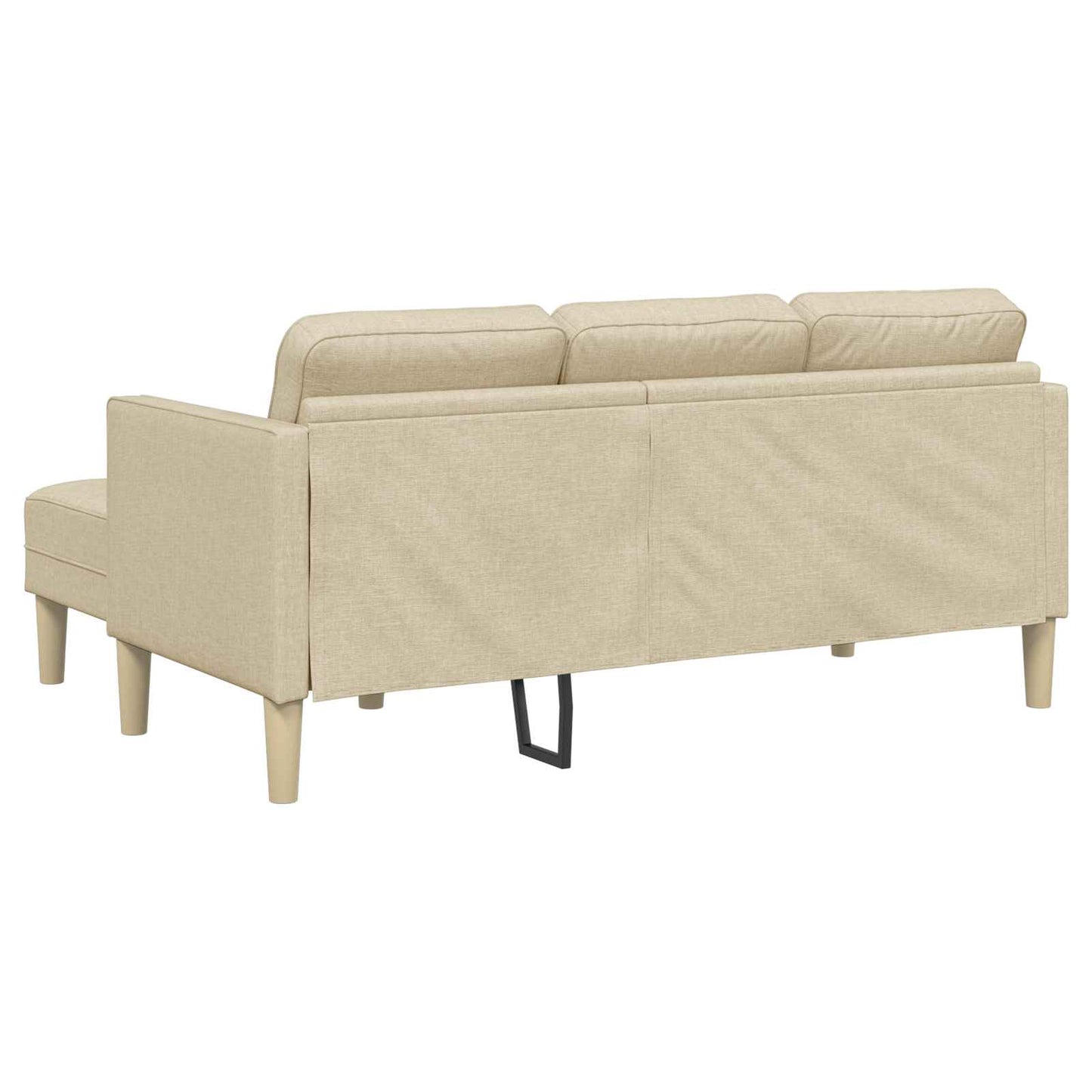 Sofa Sæt 2 stk. Creme Polyester