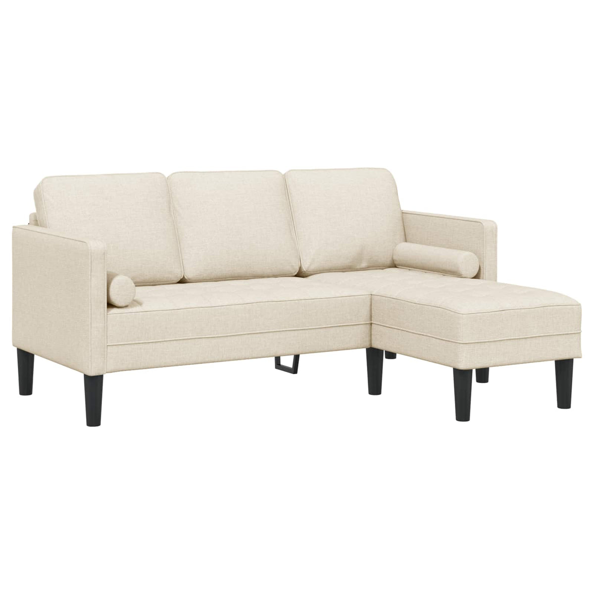 Sofa Sæt 2 stk. Linned Polyester