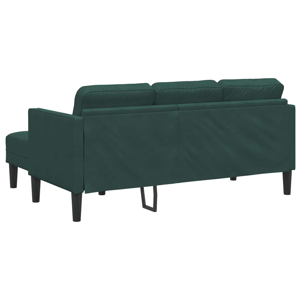 Sofa Sæt 2 stk. Mørkegrøn Polyester