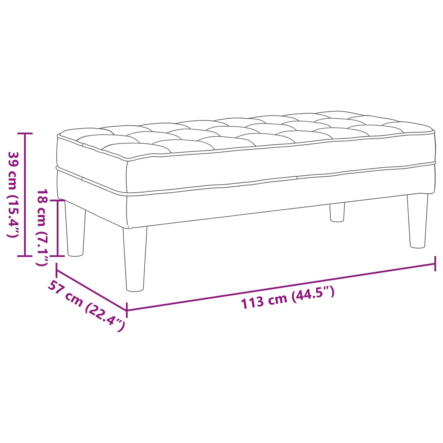 Sofa Sæt 2 stk. Mørkegrøn Polyester