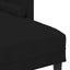 Sofa Sæt 2 stk. Sort Polyester