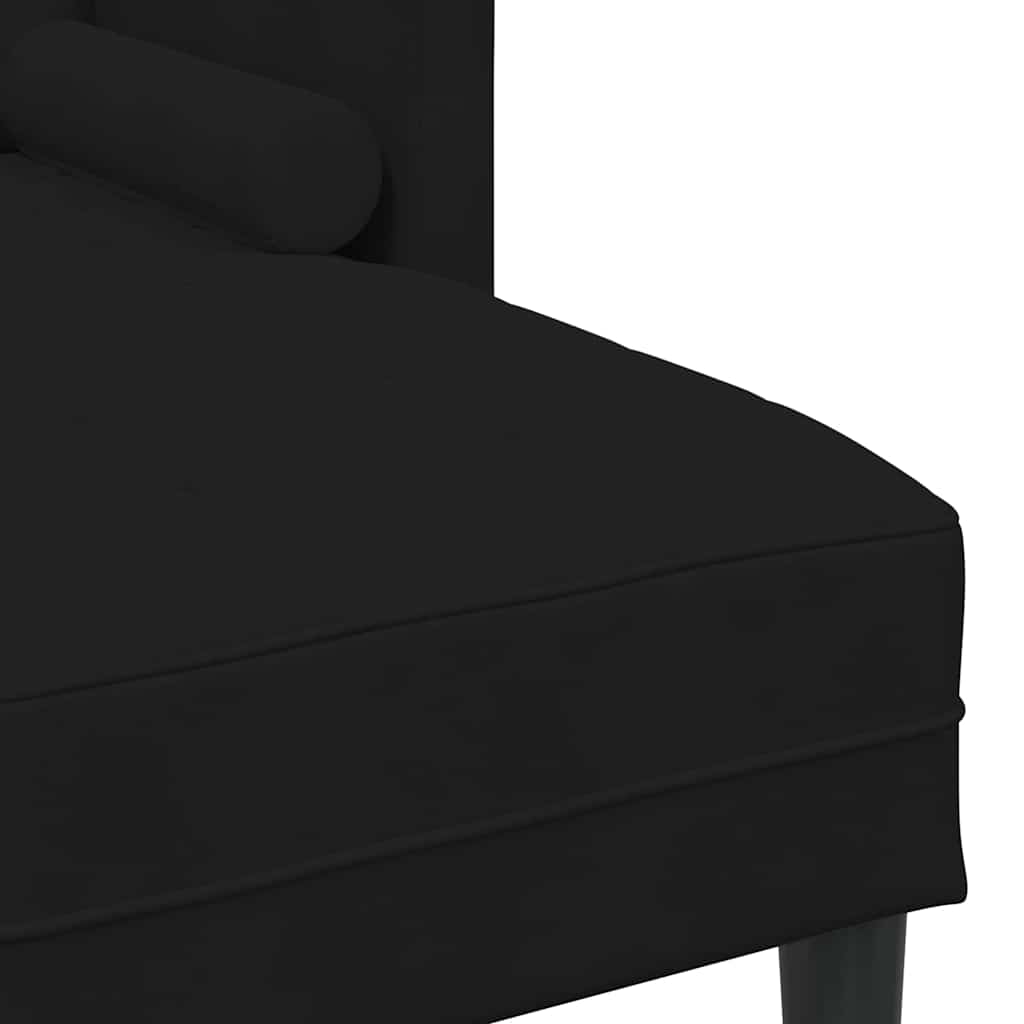 Sofa Sæt 2 stk. Sort Polyester