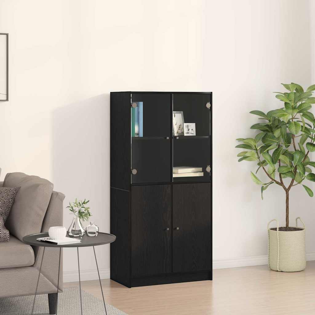 Highboard Sort eg 68 x 37 x 142 cm