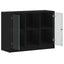Sideboard Sort eg 100 x 37 x 75,5 cm