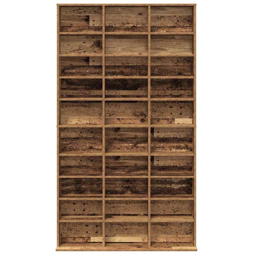CD Skab Gammelt træ 101 x 23 x 177,5 cm Konstrueret træ