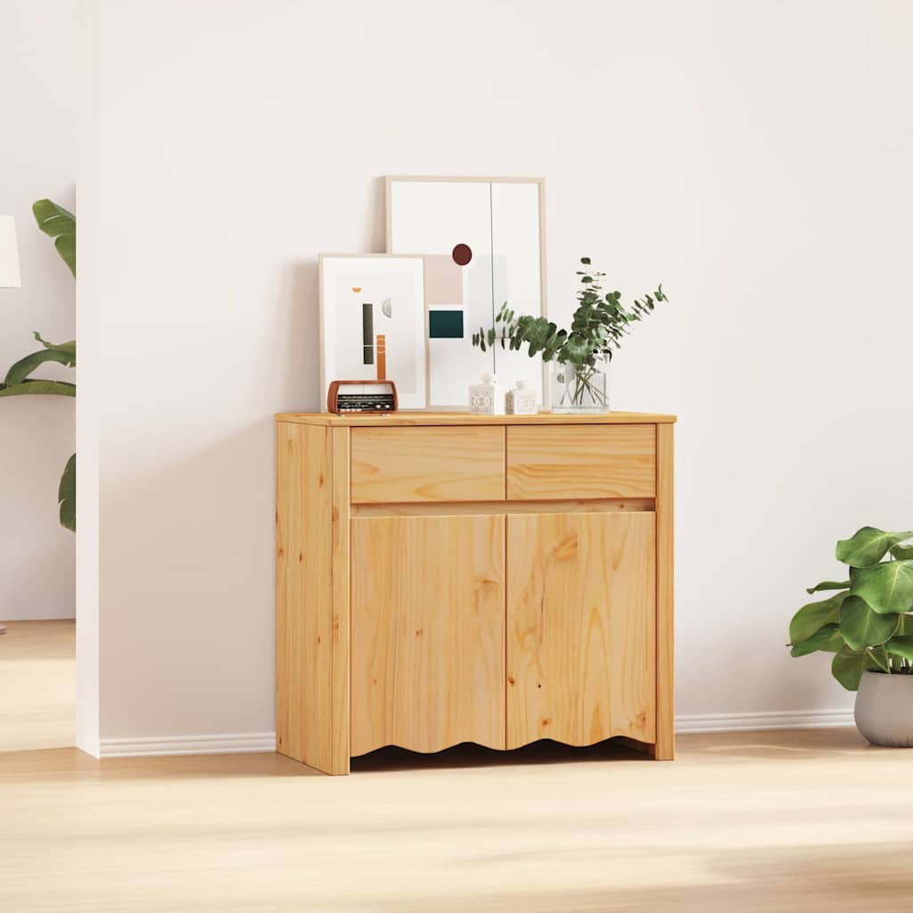 Sideboard med skuffe Drammen Egetræsfarvet 79 x 43 x 75.5 cm