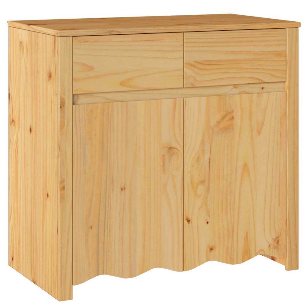 Sideboard med skuffe Drammen Egetræsfarvet 79 x 43 x 75.5 cm