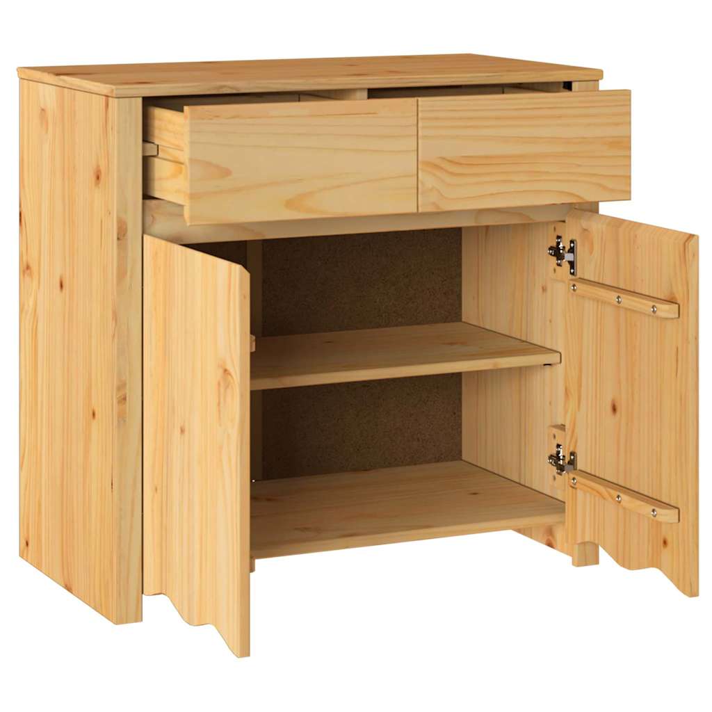 Sideboard med skuffe Drammen Egetræsfarvet 79 x 43 x 75.5 cm