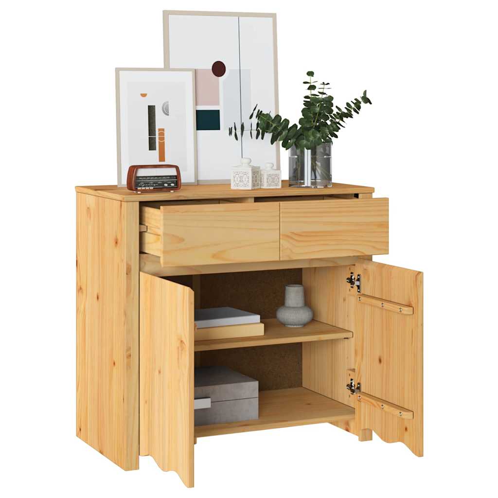 Sideboard med skuffe Drammen Egetræsfarvet 79 x 43 x 75.5 cm