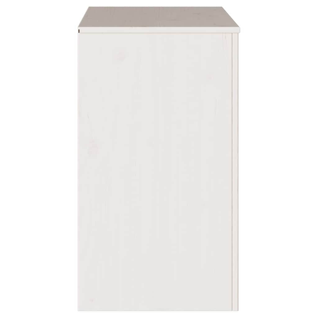 Sideboard Drammen Hvid 79 x 43 x 75.5 cm Massivt fyrretræ