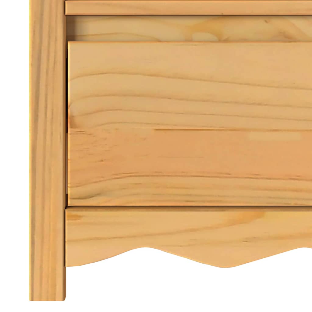 TV-skab Drammen Egetræsfarvet 99 x 43 x 55 cm Massivt fyrretræ
