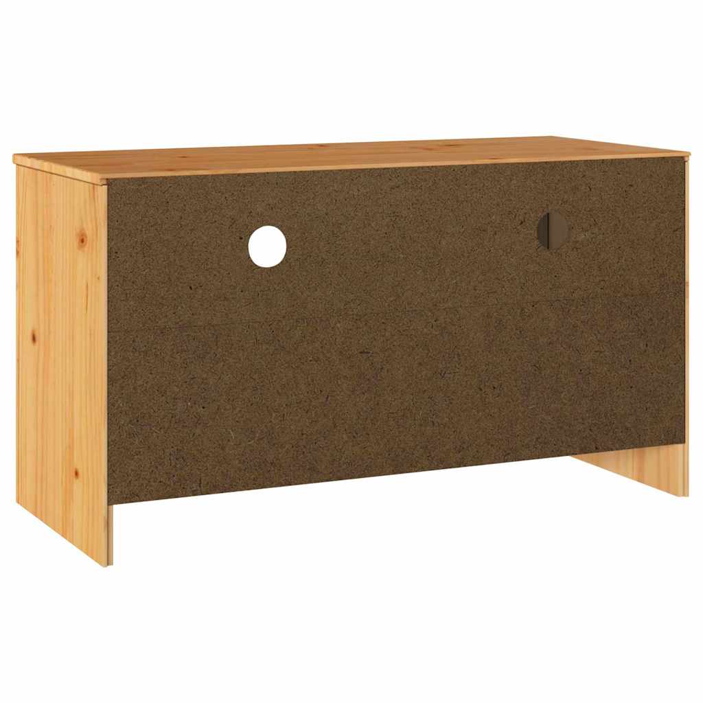 TV-skab Drammen Egetræsfarvet 99 x 43 x 55 cm Massivt fyrretræ