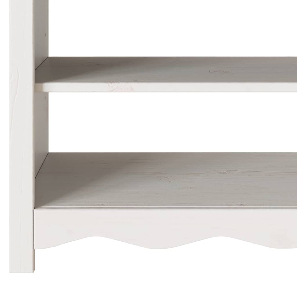 Konsolbord Drammen Hvid 89,5 x 37 x 73 cm Massiv fyrretræ
