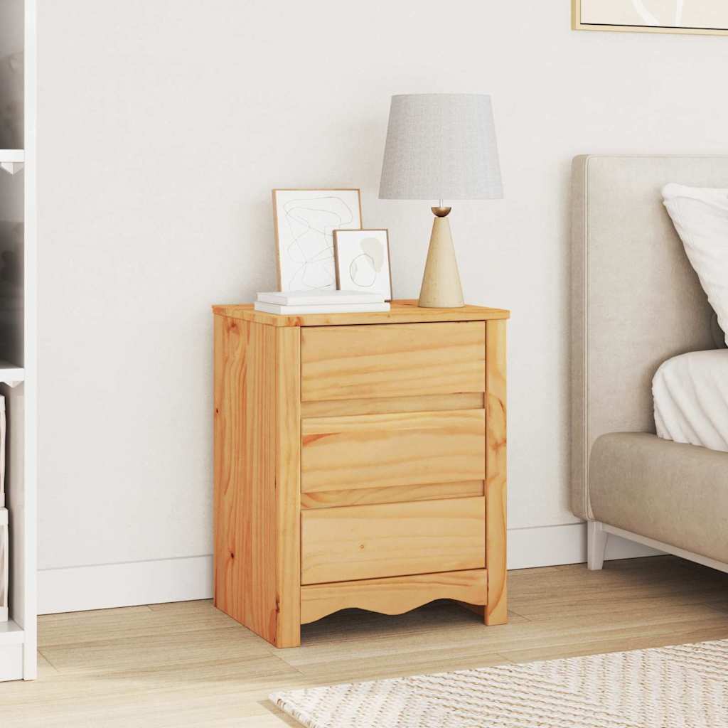 Sofabord Drammen Egetræsfarvet 45 x 35 x 56 cm Massiv fyrretræ