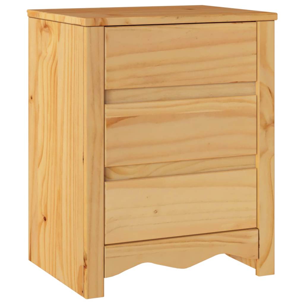 Sofabord Drammen Egetræsfarvet 45 x 35 x 56 cm Massiv fyrretræ