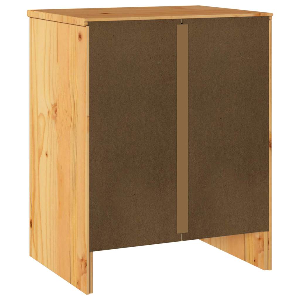 Sofabord Drammen Egetræsfarvet 45 x 35 x 56 cm Massiv fyrretræ