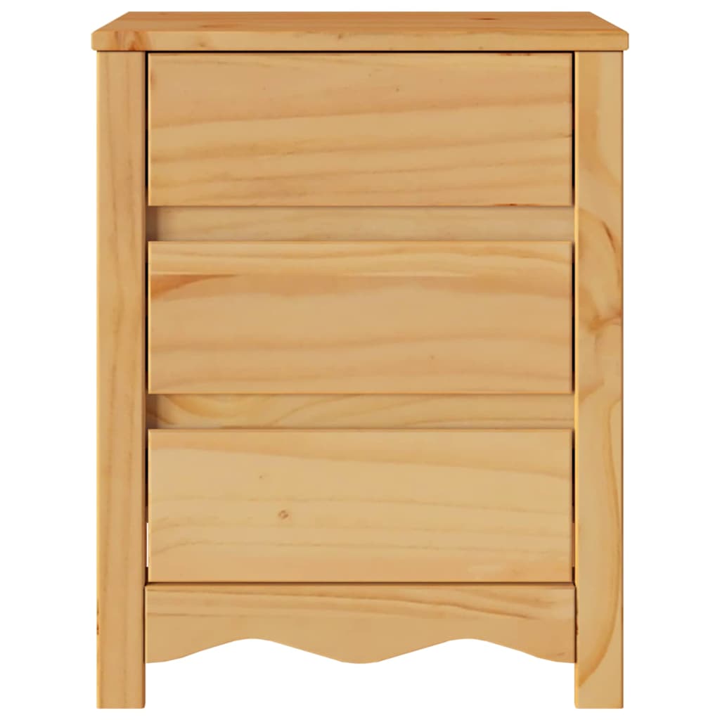 Sofabord Drammen Egetræsfarvet 45 x 35 x 56 cm Massiv fyrretræ