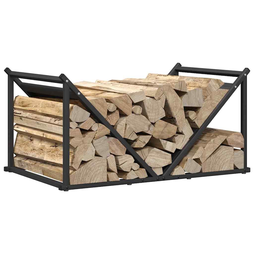 brændestativ 70x43x34,5 cm koldvalset stål sort