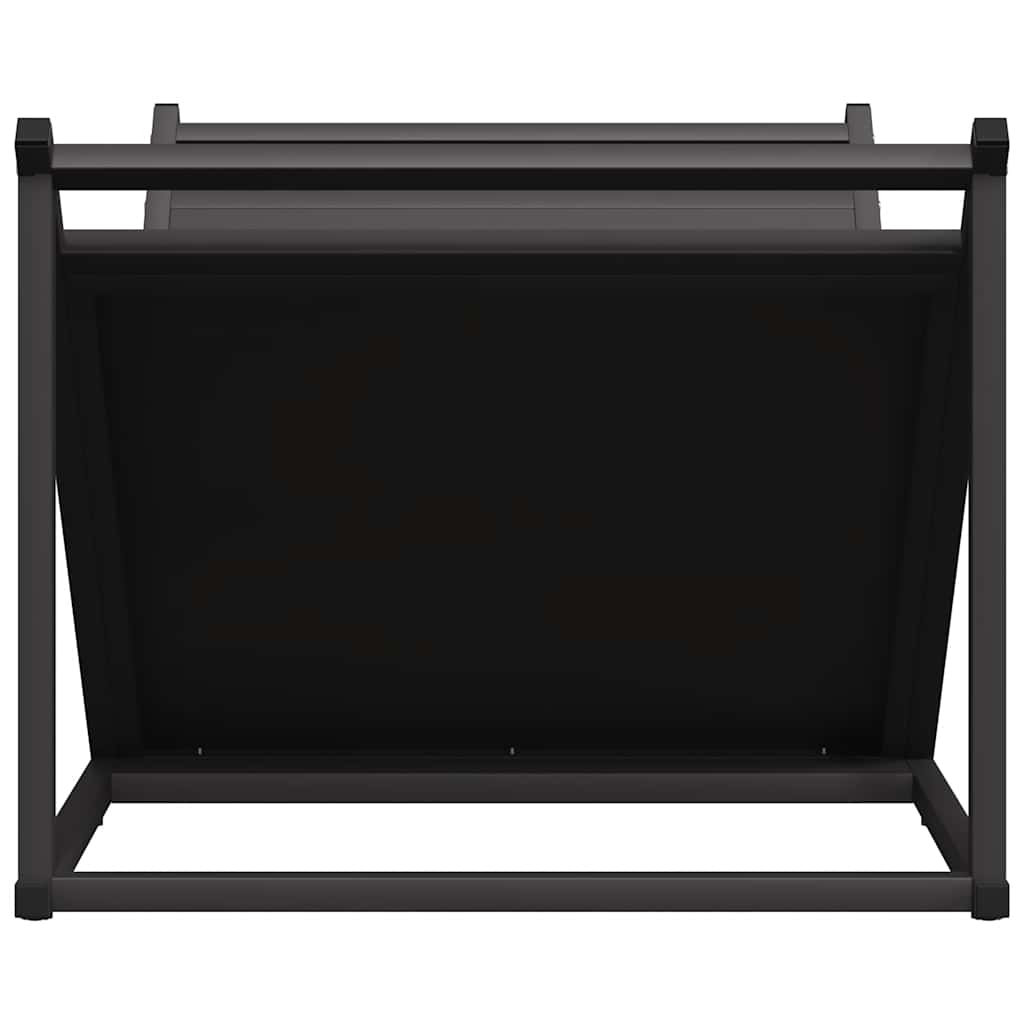 brændestativ 70x43x34,5 cm koldvalset stål sort