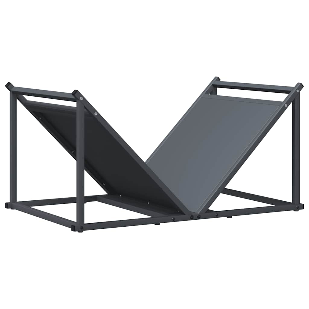 brændestativ 70x43x34,5 cm koldvalset stål antracitgrå